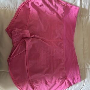 Sonic pink lululemon shorts